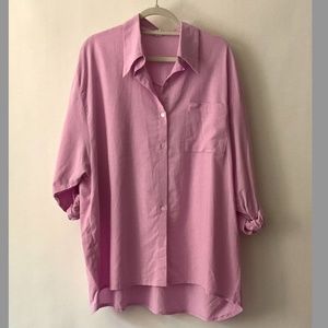 Oversized and loose shirt/shirt dress